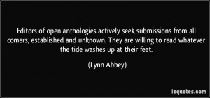 More Lynn Abbey Quotes