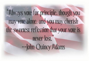 ... . One who does not vote has no right to complain.