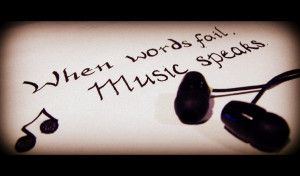 where words fail music speak a quite famous quote by hans christian ...