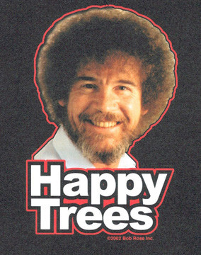 Bob Ross » Bob Ross Happy Trees t-shirt