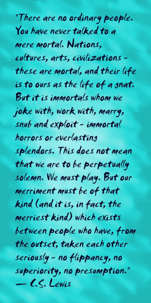 cslewis #quote CS Lewis Quote WOW! ponder that one.....for ...