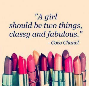 Girl Should Be Classy and Fabulous