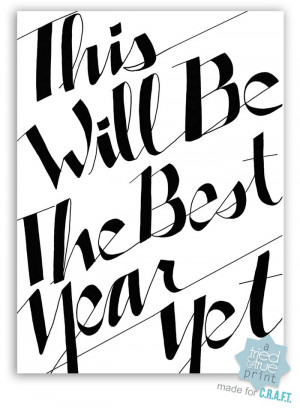 FREE printable New Year's Eve Quote: Best year yet printable --- nice ...