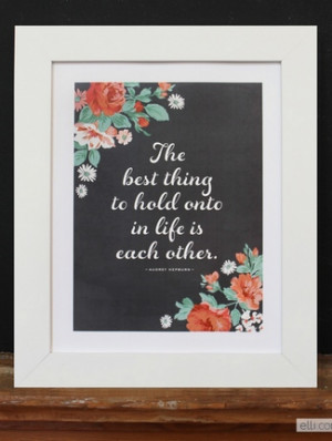 Chalkboard Wedding Love Quote Print