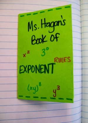 Exponent Rule Book Cover