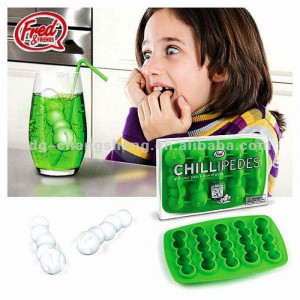 creative cool worm silicone funny ice cube trays,ice cube moulds