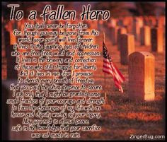 Fallen Soldiers Prayer | Tagged as well or Fallen Hero Quotes their ...