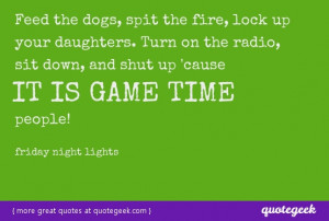 Friday Night Lights Football Quotes