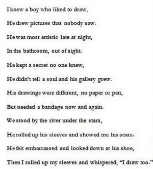 self harm quotes for boys