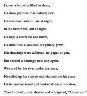 self harm quotes for boys