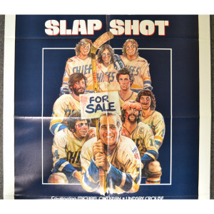 SLAP SHOT Original 1977 Hockey Comedy Movie Poster with Paul Newman ...