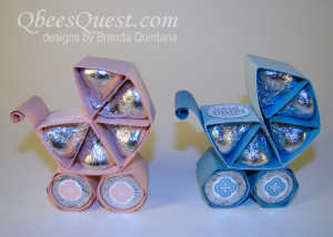 Hershey’s Kisses Baby Carriage Craft