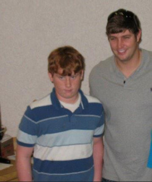 ... Chicago Bears great Jay Cutler looks these days. Sheer excitement