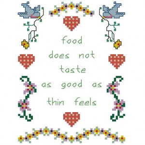 ALL STITCHES - INSPIRATIONAL DIET CROSS STITCH PATTERN .PDF -180
