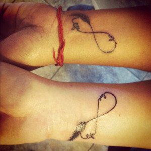 Cute Matching Couple Tattoos