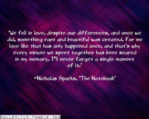 Nicholas Sparks Love Quotes Tumblr Nicholas sparks love quotes