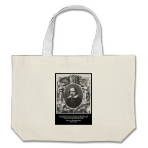 All the world's a stage tote bag