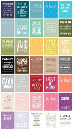 Free LDS Subway Art Printable