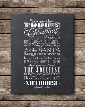 Christmas Vacation Quote - Clark Griswold - Printable Poster ...