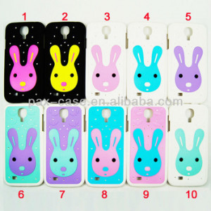 ... Rabbits Diamond Bling Bling Plastic Case for Samsung Galaxy