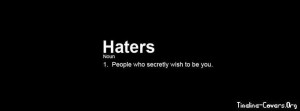 Haters Facebook Timeline Cover