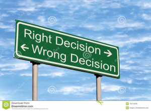 ... Free Stock Photos: Right Wrong Decision Road Sign roadside signpost