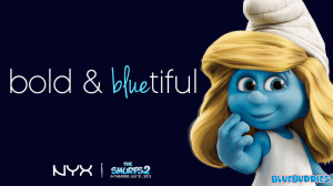 Topic: Smurfette NYX Cosmetics - Bold & Bluetiful