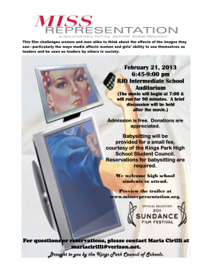 ... of Schools is hosting a screening of the movie, Miss Representation
