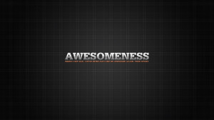 Awesomeness, Full HD 1080p wallpaper, funny quote, true story
