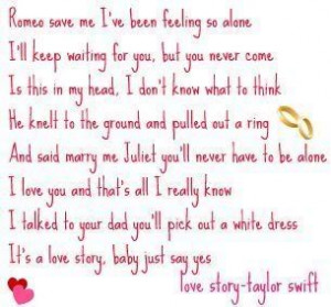 Love Story by Taylor Swift...♥ photo lovestory.jpg