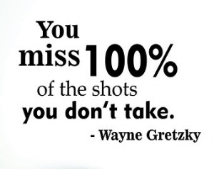 ... Miss 100 Quote Decal Sticker Wall Vinyl Art Boy Girl Teen Sport Hockey