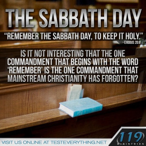 The Sabbath Day! 119 ministries #Sabbath #Yeshua #Messiah #Jewish