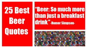 25 Best Beer Quotes