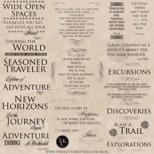 DGD - Digital Goodie Day - Travel Quote Digital Files (Free Printables ...