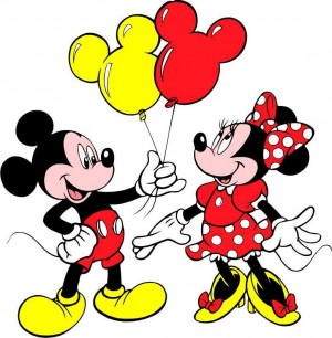 Mickey, Minnie, spitting Riperton