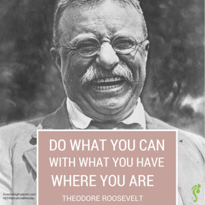 Motivational Quote from Theodore Roosevelt