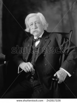 Melville W. Fuller (1833-1910), eighth Chief Justice of the United ...