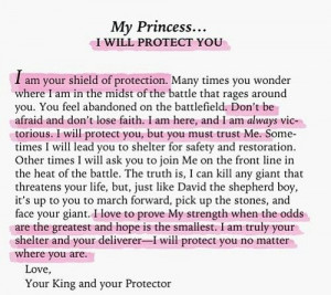 My princess.... I will protect you