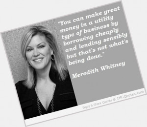 Meredith Whitney's Best Moments