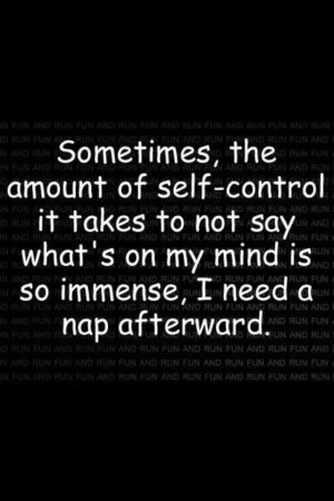 Self control