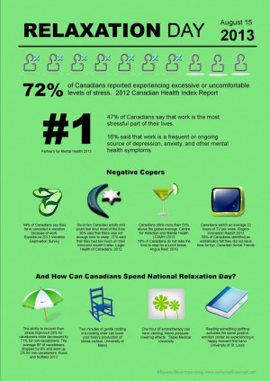 National Relaxation Day August 15 Infographic