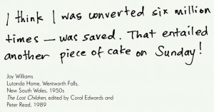 Joy Williams religion quote