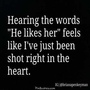 1,000,000 Quotes App for Instagram /// heartbroken shot heart ouch ...