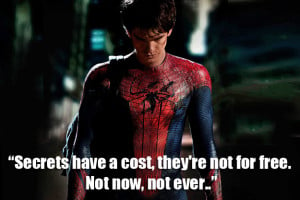 The Amazing Spider-Man' movie quote
