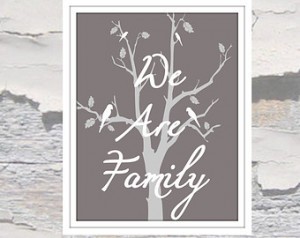 ... Quote - Printable & Frameable Wall Art - Family Tree Art