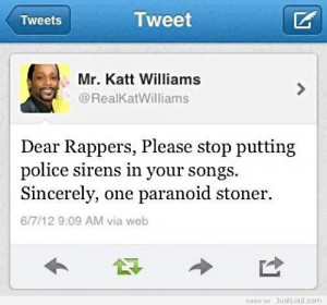 Katt Williams looking out for the public