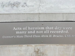 Pearl Harbor Memorial Quotes Uss arizona memorial: quote