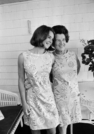 Rose and Kathleen Kennedy wearing Lilly Pulitzer.