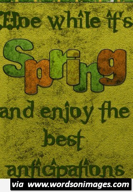 Spring cards short quotes