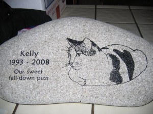 Pet Memorials - Engraved River Stones